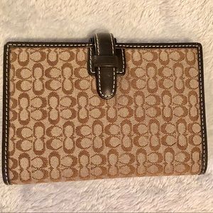 Coach passport holder